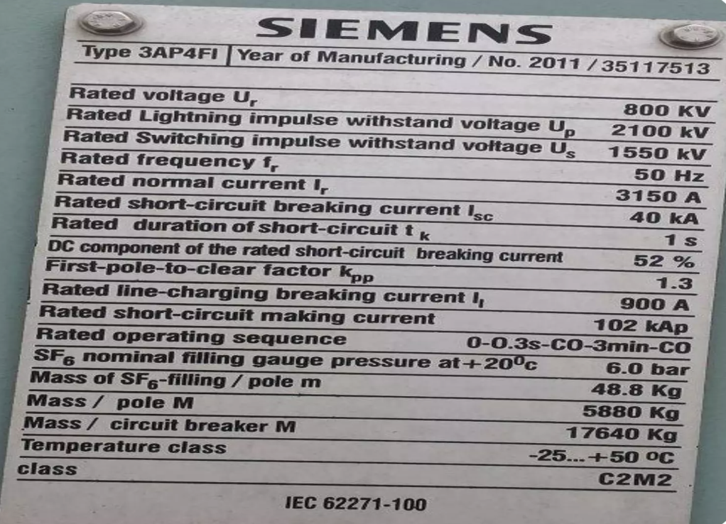 Rated System Voltage Mean: Why it's important? rated voltage, Nominal system voltage, nameplate, Siemens nameplate, slide share.net